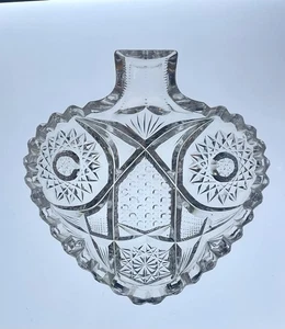 Burley Tyrrell Tyrell American Brilliant Period Cut Glass Bridge Set Dish - Picture 1 of 9