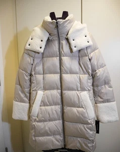 Tahari Tilly womens quilted mid length coat size L - Picture 1 of 8