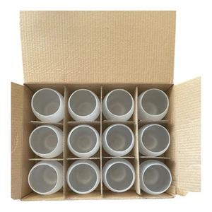 Eastland Glass Petite Hurricane Votive Holder Frosted Set Of 12 - Picture 1 of 3