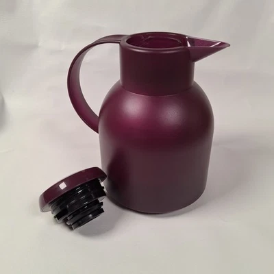 EMSA Samba 1 L/33.8oz. Carafte (Emja) 505490, Transparent Eggplant  - Image 1 of 4
