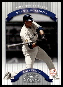 2002 Donruss Classics Timeless Tributes Bernie Williams 056/100 #50 - Picture 1 of 2