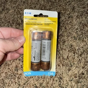 NOS Buss Fuses 2 pack 35amp Cooper Bussmann -Made in the USA - Picture 1 of 2