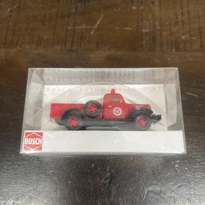 Busch 44004 1:87 Dodge Power Wagon Fire Red - Image 1 of 3