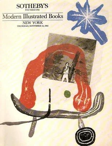Sotheby's Modern Illustrated Books Auction Catalog 1985 - Imagen 1 de 1