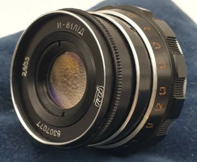 Lens Industar-61 L/D 2.8/55 mm, mount M39, USSR lens, for Fed, Zorki - Image 1 of 4