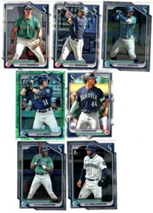 SEATTLE MARINERS ~ Lot of 2024 Bowman w/ Chrome, RC, JROD + ~ FREE SHIPPING - Picture 1 of 1