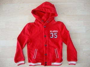 BLAUER USA JACKET Kinder Sweatjacke Cardigan Hoody Jacke Gr.8 Rot NEU mit ETIKET - Bild 1 von 8