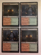 Gruul Guildgate 4X X4 - Ravnica Allegiance Gatecrash COMMON Land LIGHTLY PLAYED