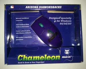 Ratón de computadora Chameleon Arizona Diamondbacks vintage colores retroceso MLB - Imagen 1 de 6
