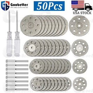 Rueda de corte de diamante 50x para herramienta giratoria Dremel troquel amoladora disco de corte de metal - Imagen 1 de 17