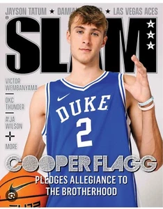 Cooper Flagg Full SLAM Magazine Duke University #1 Pick Blue Devils NBA - Picture 1 of 1