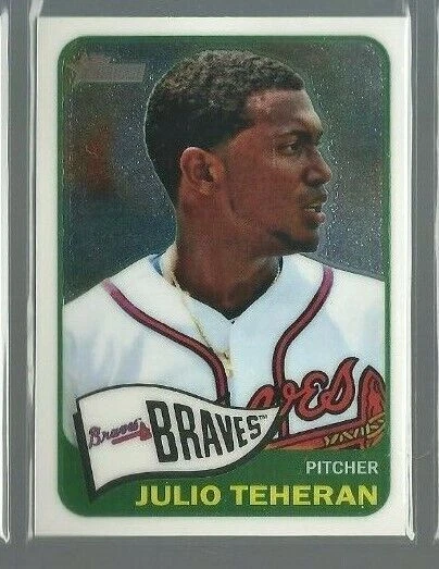 2014 Topps Heritage Chrome #275 Julio Teheran 413/999 (ref 86764) - Image 1 of 1