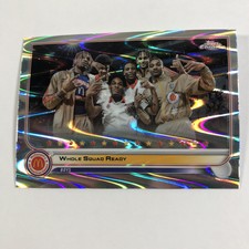 2022 Topps Chrome McDonald's All American Raywave Refractor Whole Squad Ready 49