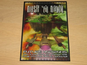 DUSK TIL DAWN - FUTURE HORIZONS - LEICESTER - VIBES - 2004 RAVE CLUB FLYER (A5) - Imagen 1 de 2