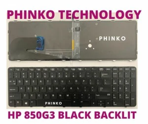 Keyboard for HP EliteBook 755 G3 850 G3 850 G4 15u G3 G4 backlit - Picture 1 of 1