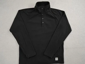 Outdoor Research Sweater Mens Medium Black trail Mix Snap Pullover Gorpcore - Picture 1 of 9