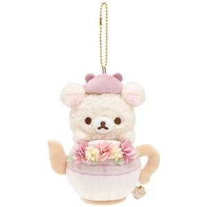 hanging stuffed plush Korikogu Flower Tea Time korilakkuma keychain - Picture 1 of 4