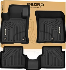 2022-2025 FOR FORD MAVERICK CUSTOM FLOOR MAT SET - 3 PC BLACK OEDRO - Picture 1 of 11
