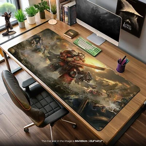 Warhammer 40K Space Marines Desk Mat - Grimdark Battle Mouse Pad for Fans - Picture 1 of 7