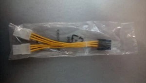 Graphics Card PCIE Power Y Split 8P To X2 6P Cable - Picture 1 of 2