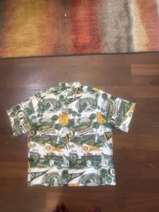 OAKLAND ATHLETICS HAWAIIAN SHIRT 'WORLD SERIES HISTORY' REYN SPOONER SZ: XL - Picture 1 of 6
