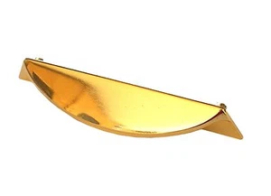 Möbelgriff Metall vermessingt poliert  96mm - Nr. 115 - Bild 1 von 1