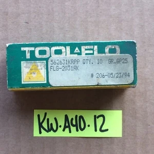 TOOL-FLO FLG-2031RK Neu Hartmetall Nuteinsätze 2415458 Grade GP50C 10 Wendeplatten - Bild 1 von 5