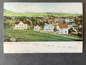 Besiedelt 1761 Bennington VT Litho Postkarte H2098083350 - Bild 1 von 3