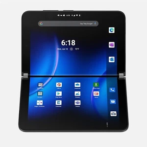 Microsoft Surface Duo 2 128GB 5G Obsidian Dual Sim Unlocked Boxed - Cracked - Picture 1 of 13
