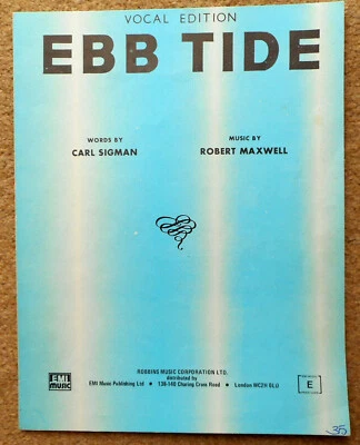 Ebb Tide - Sigman & Maxwell: EMI Vocal Edition 2pgs PV & Uke 1953 - Clean Copy - Image 1 of 3