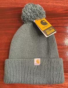 Carhartt Knit Pom-Pom Beanie | Women's Green one size - Picture 1 of 1