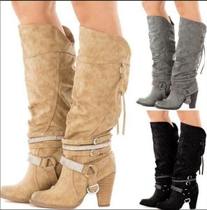 Las mejores ofertas en Botas de Tacón Ancho Y STRASS sin marca para mujeres  | eBay