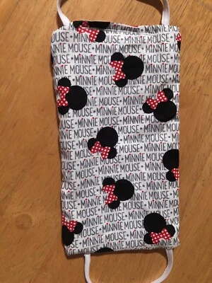 Adult Washable Face Mask Handmade Disney Minnie Mouse Nemo Princesses And More - Image 1 of 4