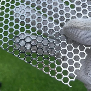 36"X18" Perforated Metal Sheets 19 Gauge Expanded Metal Mesh Opening Hexagonal H - Picture 1 of 4