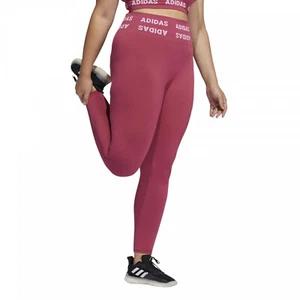 adidas Womens AEROKNIT 7/8 Leggings (Plus Size) - Pink / 2X - Picture 1 of 3