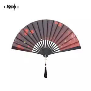 Genshin Impact Hu Tao Impression Folding Fan - Picture 1 of 1