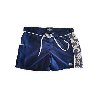 Pantalones Cortos de Tabla Unisex Sol Surf Co Talla 13 Azul Blanco Del Sol Corbata Cuerda Foto 1 de 4