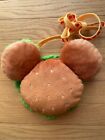 Mickey Mouse Hamburger Pass Case Tokyo Disney Resort Limited Coin Holder Bag new