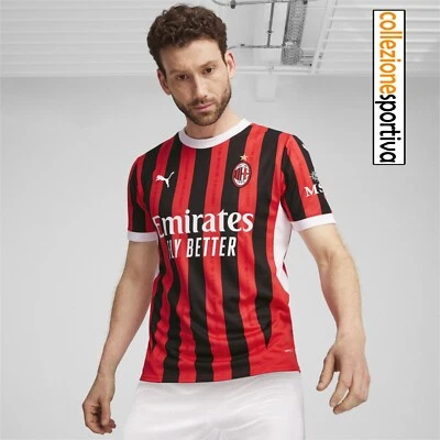 ADIDAS MAGLIA PUMA ORIGINALE stag. 2024/2025 MILAN HOME- 774979-01 col. rosso/nero
