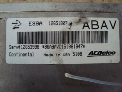 Chevrolet Camaro 2013-2015 motor computador ECU PCM ECM 12653998  Foto 1 de 2