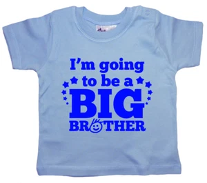 Camiseta Gran Hermano "Voy a ser Gran Hermano" Bebé Niño Camiseta Ropa Divertida - Imagen 1 de 10