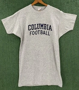 VTG 60s Champion Running Man Columbia University Football Practice T Shirt Men S - Picture 1 of 9
