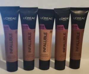 2 L'Oreal Infallible Total Cover Full Coverage 24hr Foundation -Creme Cafe - Picture 1 of 2