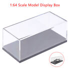 1:64 Car Model Display Box Transparent Protective Case Acrylic Dust Hard Cover