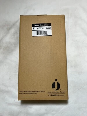 Luz de pista negra Juno Trac-Lites R533 BL Foto 1 de 4