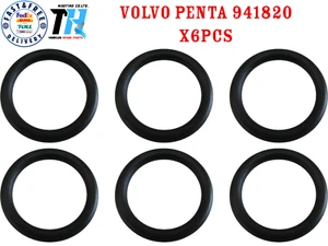 For Volvo Penta Outboard 941820 O-Ring 876265 45110 GLM 100S, 110S, 230A x6 PCS - Picture 1 of 8