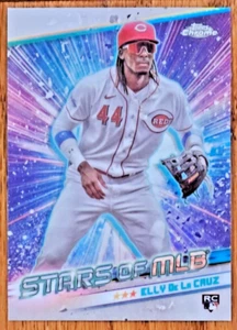 2024 Topps Stars of MLB Chrome #CSMLB23 Elly De La Cruz - Picture 1 of 6