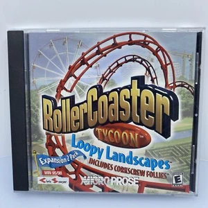 RollerCoaster Tycoon Loopy Landscapes Corkscrew Follies Expansion Pack PC WIn 95 - Picture 1 of 3