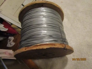 Vintage Oklahoma Wire & Cable 1000 Ff ? Spule Stahl Zurrseil Draht Neu aus altem Lagerbestand 9 Pfund - Bild 1 von 4