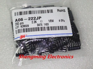 200PCS A06-222J 6A222J 2.2K Ohms Pitch 2.54MM 6Pin Resistor Network Array - Photo 1/1